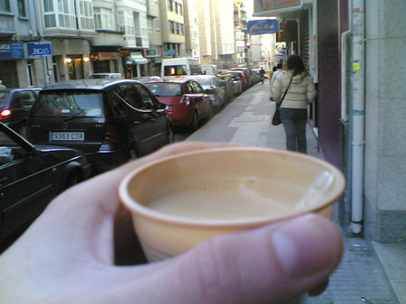 Desayunando por la calle