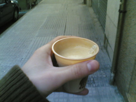 Desayunando por la calle